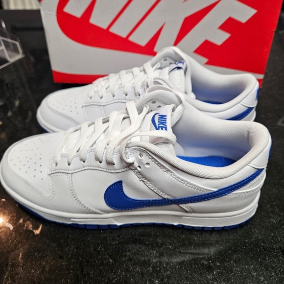 Dunk Low 'White Hyper Royal' sz various - Picture 7 of 11